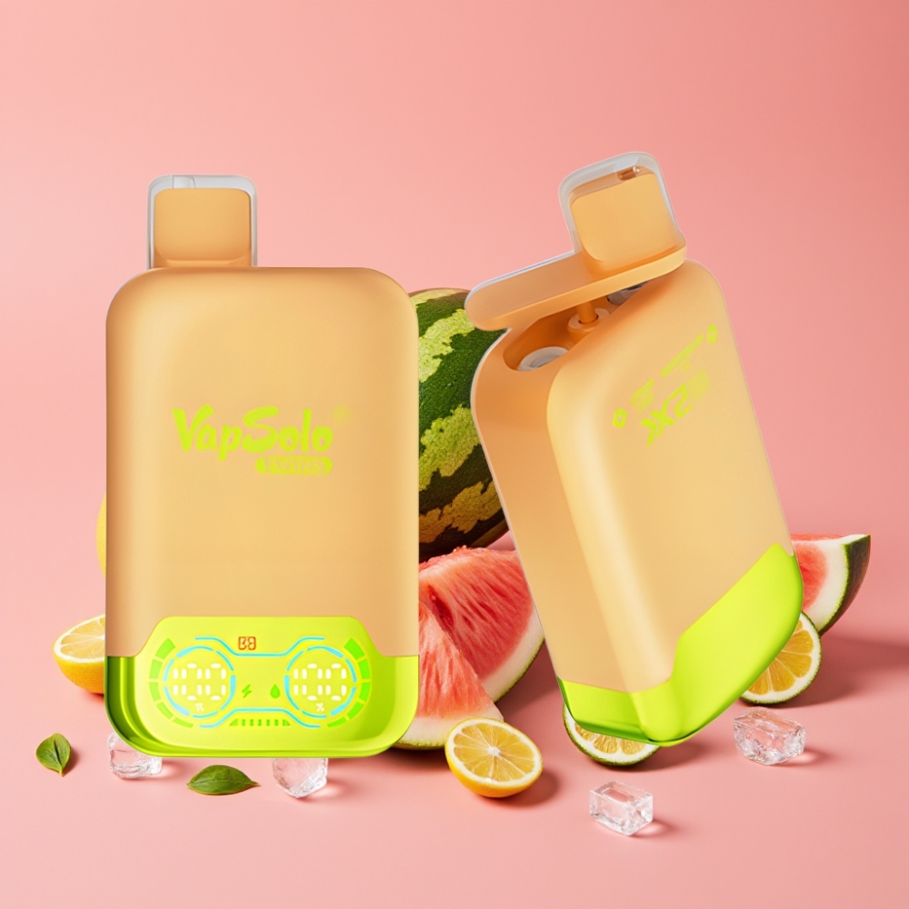 Vapsolo Twins Limeta & Lubenica Led 20000 Puffs 40ml 20mg/50mg Type-C