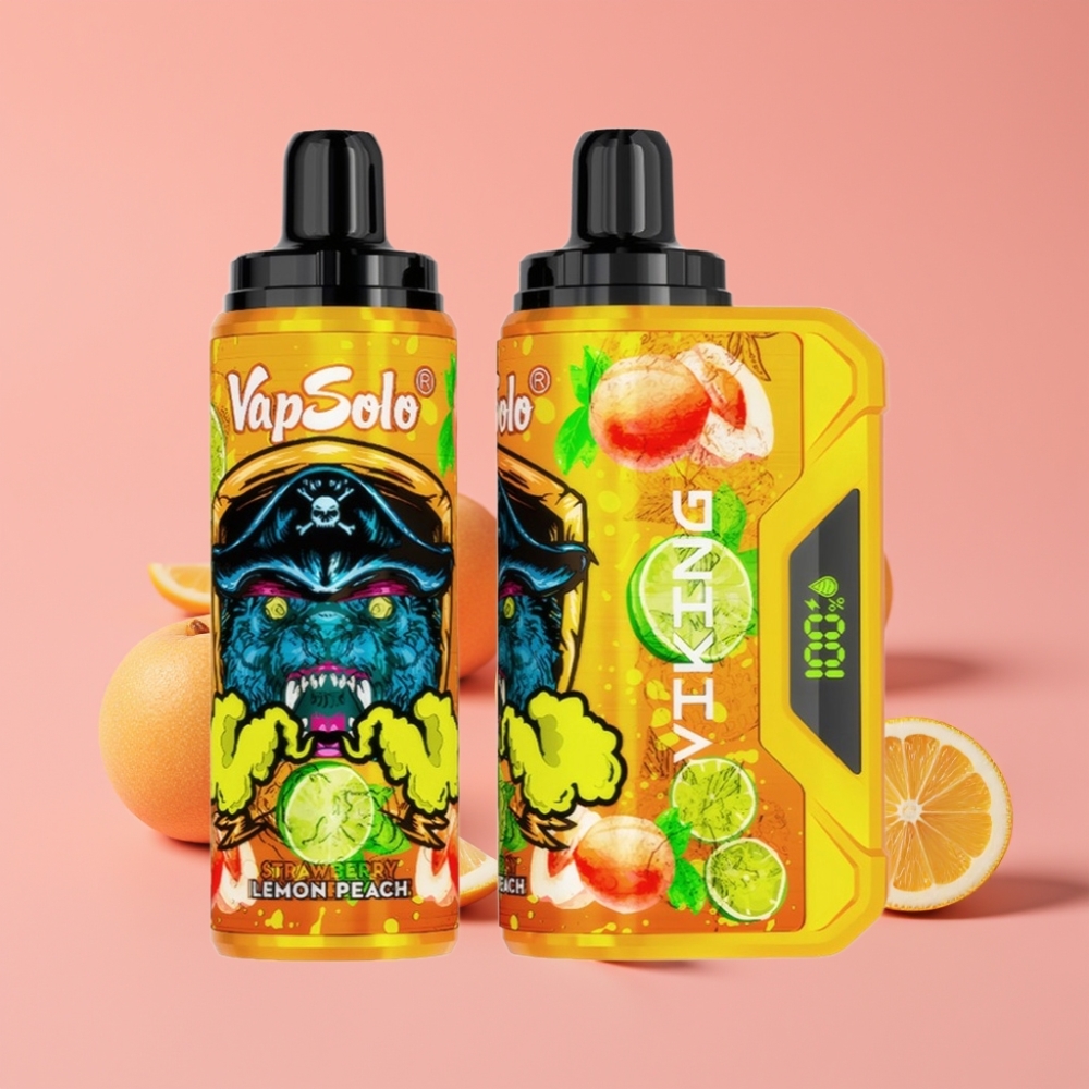 VapSolo VIKING 12000 Puffs Disposable Vape Limona Breskeva 22ml 20/50mg/ml Type-C