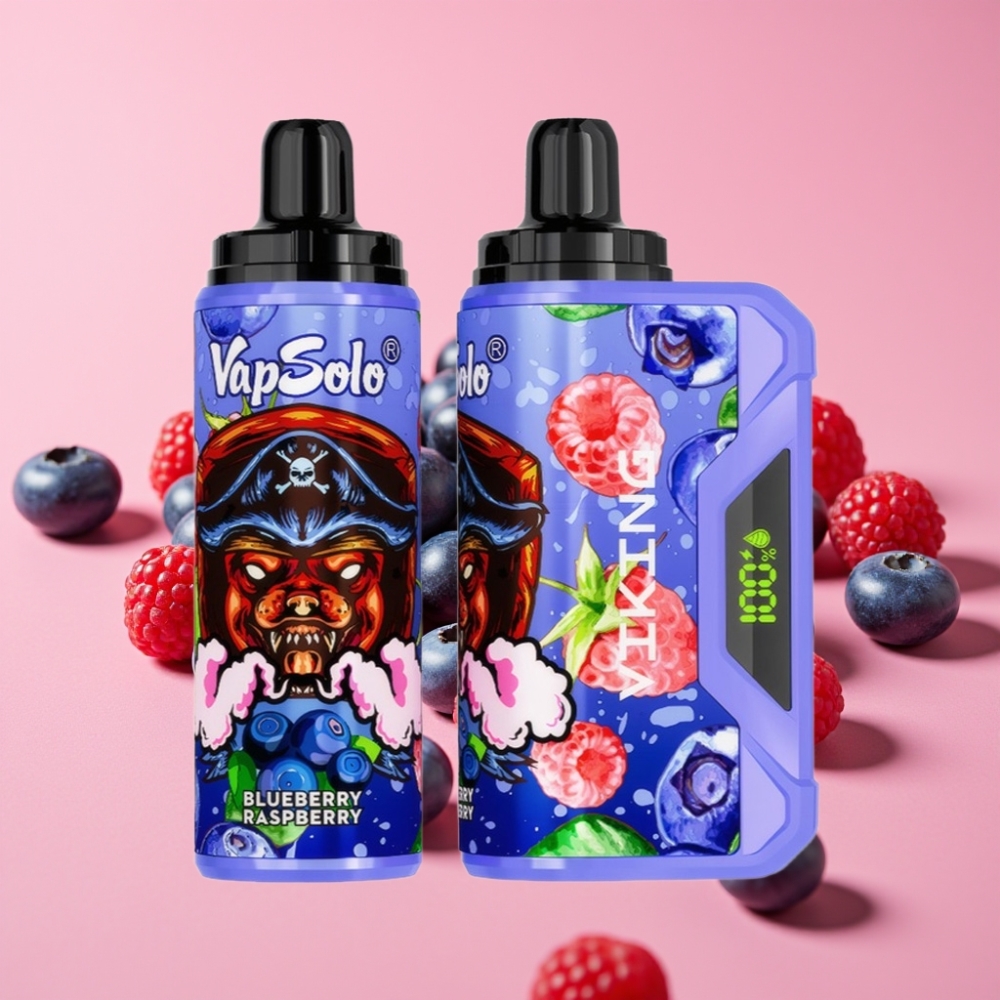 VapSolo VIKING 22ml/12000 potegov/20 ali 50 mg/ml borovnica malina
