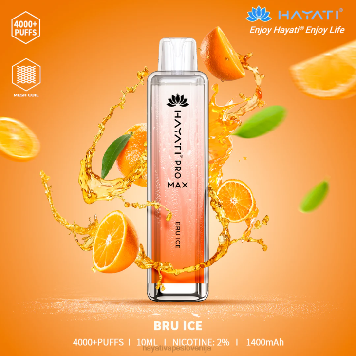 Hayati vapes wholesale - Hayati Pro Max za enkratno uporabo bru ice NNNF130