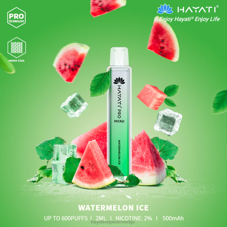 Hayati vape flavours - Hayati Pro Mini za enkratno uporabo led iz lubenice NNNF24