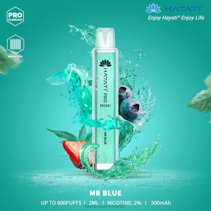 Hayati vape near me - Hayati Pro Mini za enkratno uporabo gospod modri NNNF16